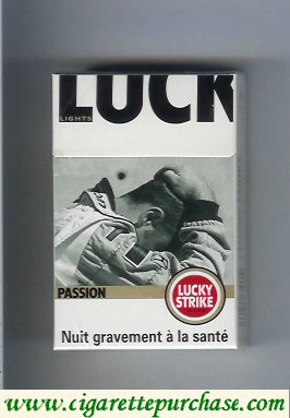 Lucky Strike Passion Lights cigarettes hard box